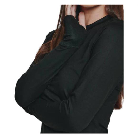 NEW 7DIAMONDS core long sleeve tee in black - Picture 3 of 3